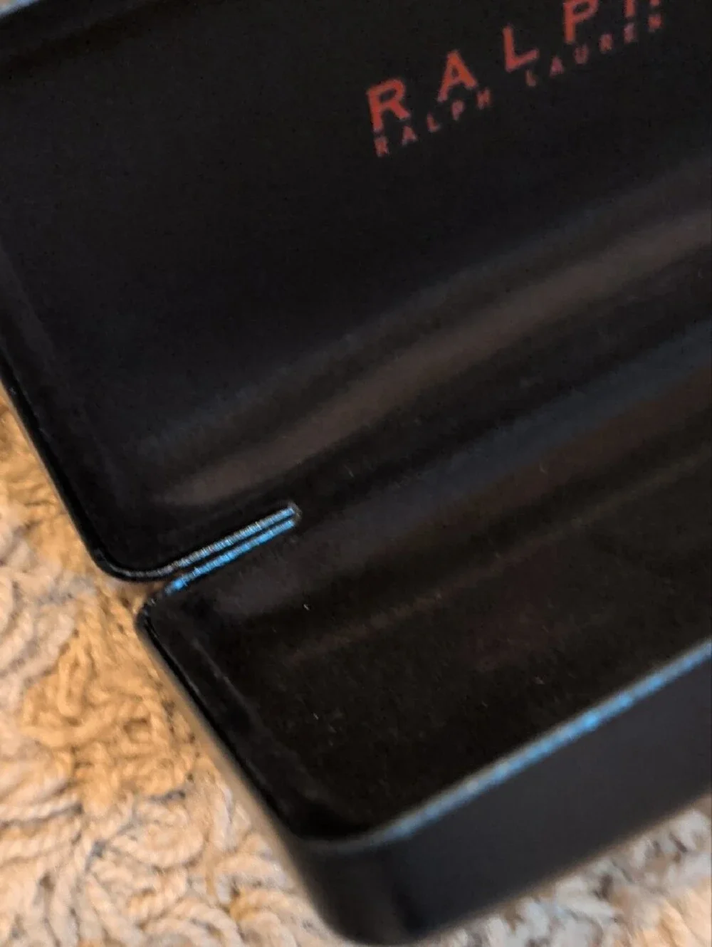 Ralph Lauren Black Protective Eyeglasses & Sunglasses Case